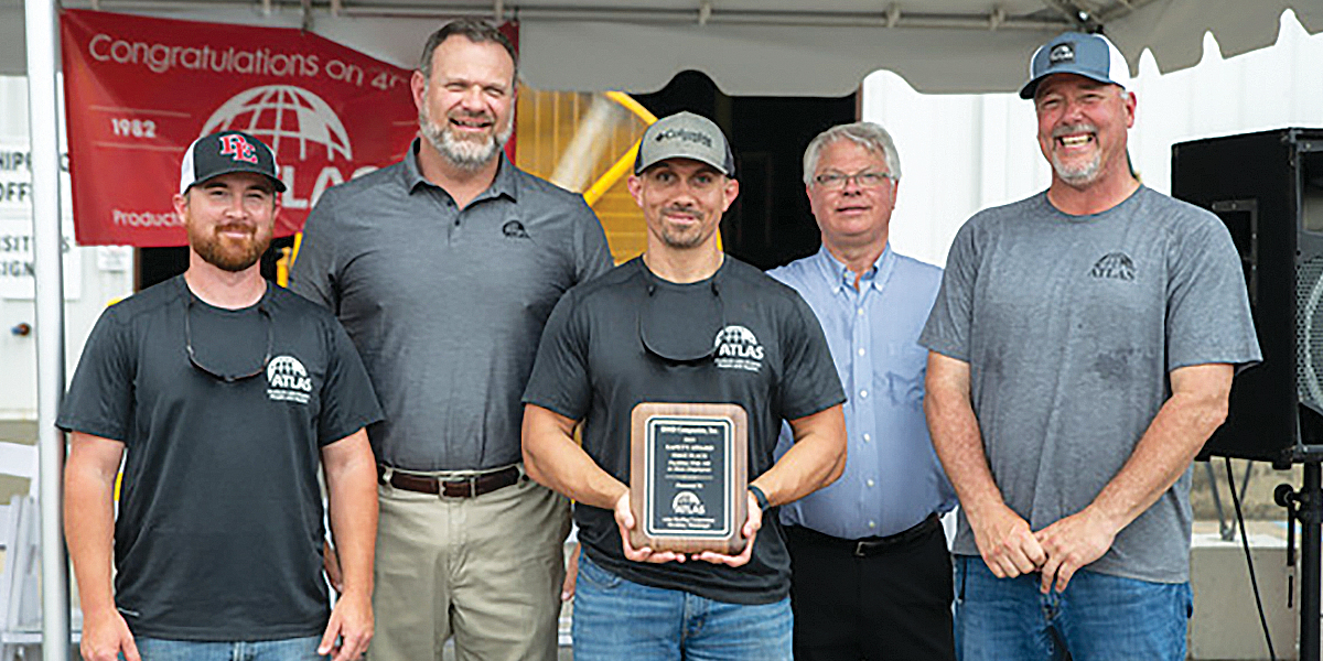 Atlas Roofing Recognized for Accident Prevention