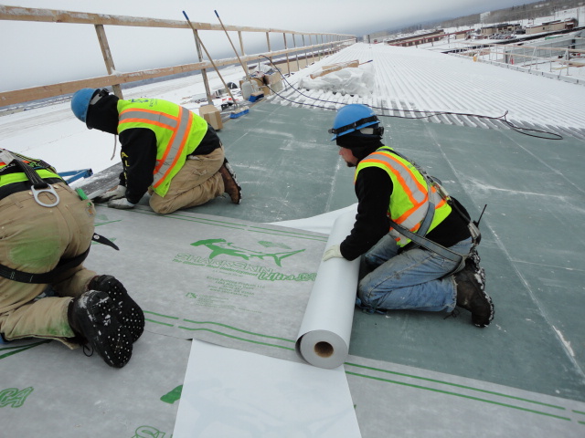 Cold-Weather Installation: Self-Adhesive Underlayment