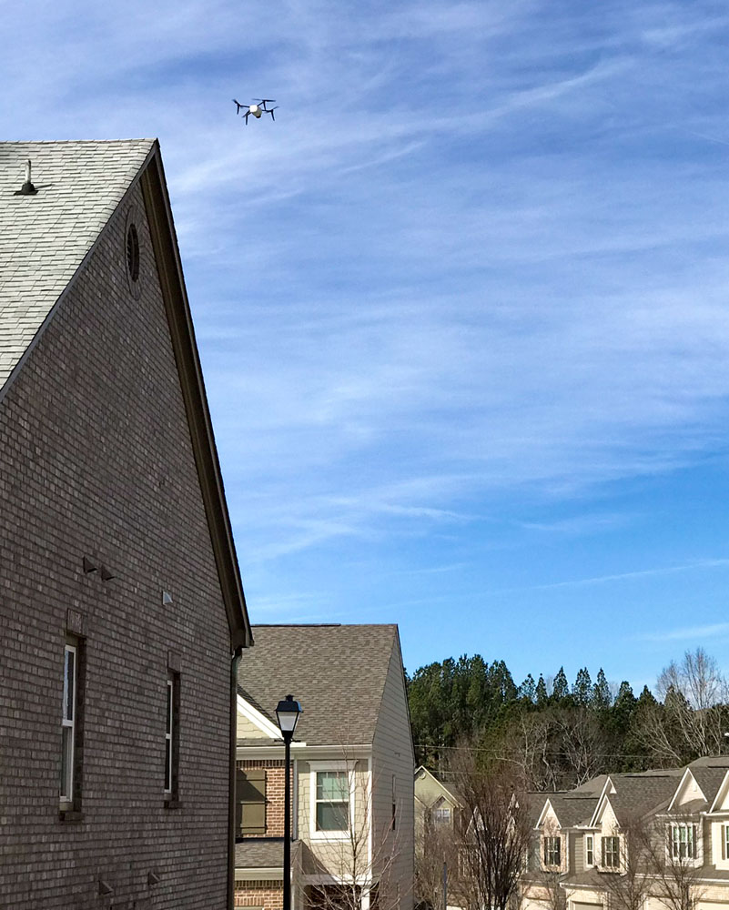 roof inspection using drone