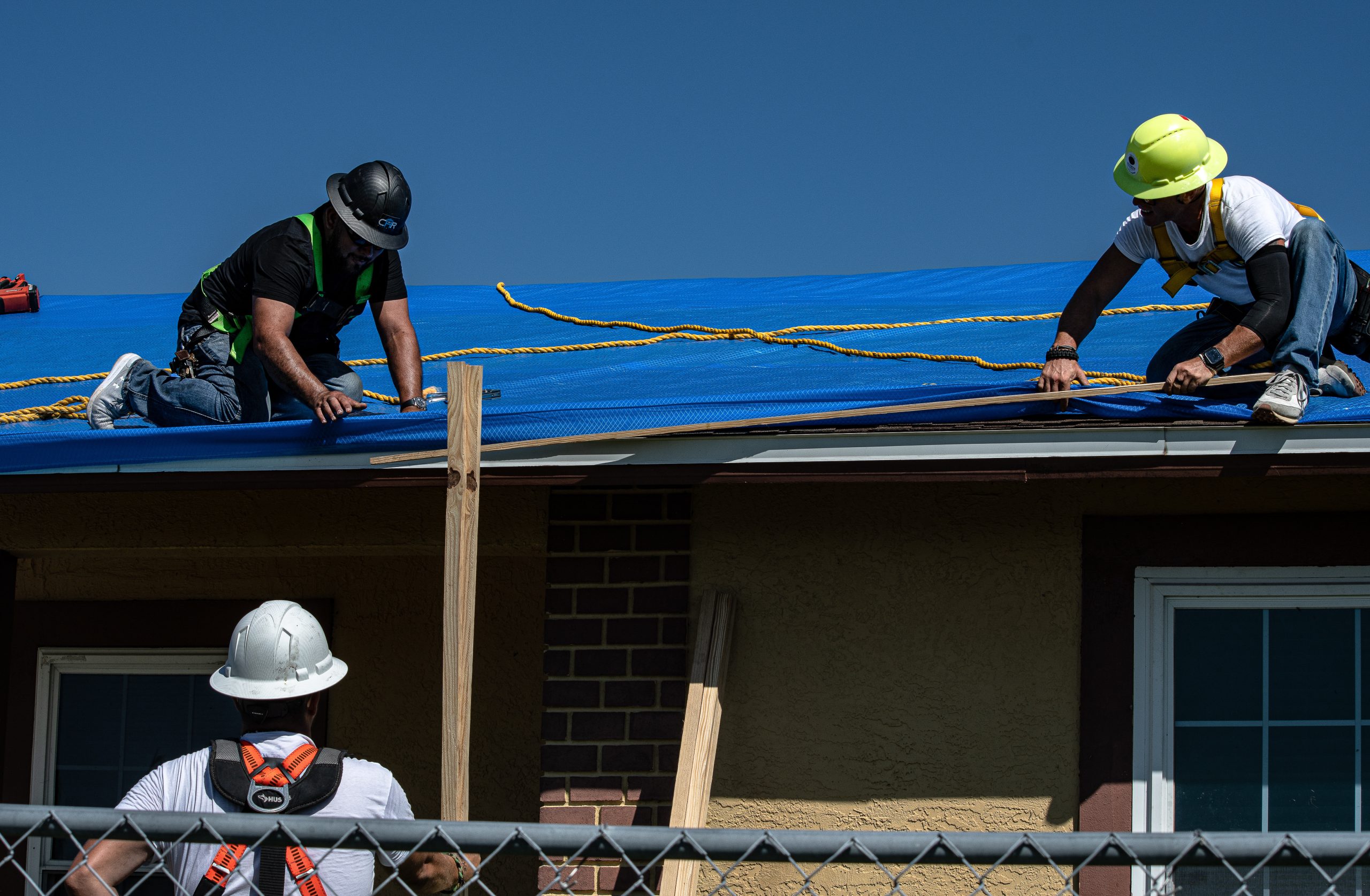 Operation Blue Roof Aids In Damage Control