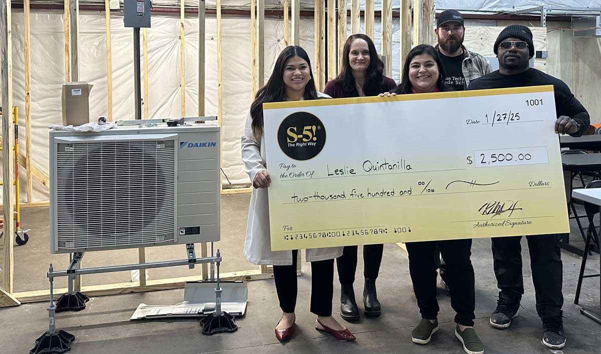 S-5! & National Women in Roofing Award Scholarship to Houston Native