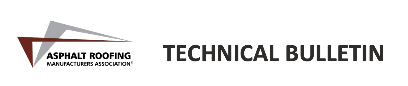 Tech Bulletin: Use of Self-Adhering Membranes as Underlayments in Steep Slope Roofing
