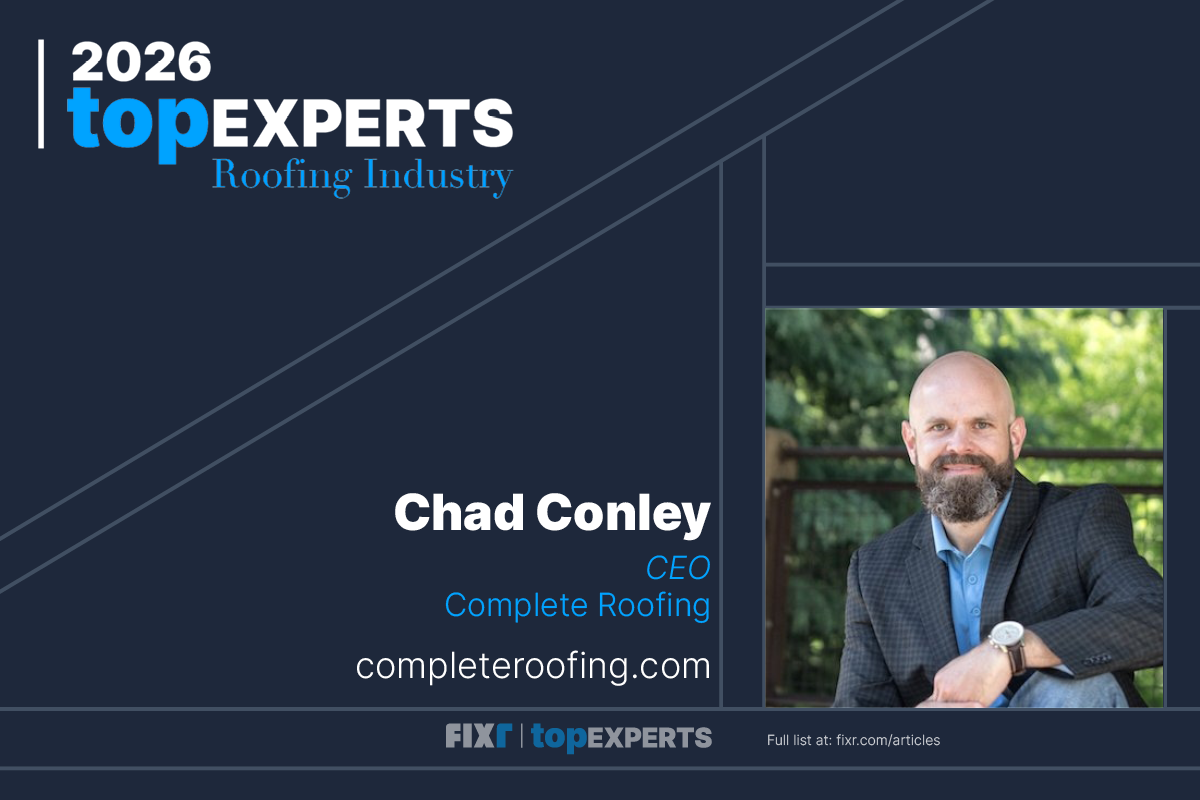 Complete Roofing’s Chad Conley Named a Top Roofing Expert